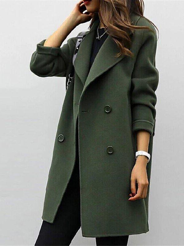 Daisy Women's Trench Coat | Double-Breasted, Notched Lapel, Winter Essential