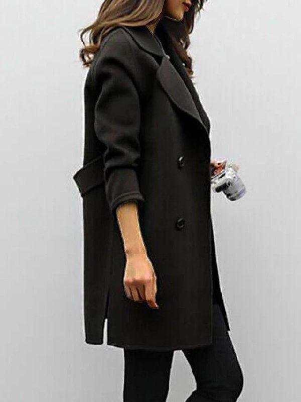 Daisy Women's Trench Coat | Double-Breasted, Notched Lapel, Winter Essential